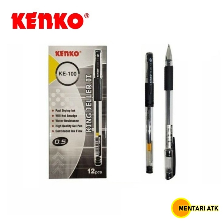 

Pulpen / Gel Pen 0.5 mm Kenko KE100