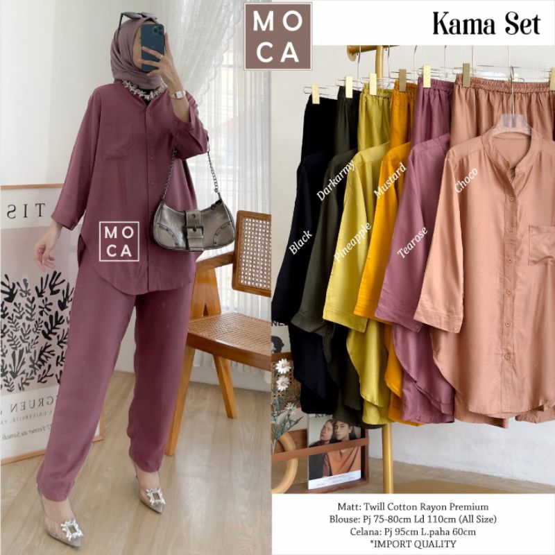 SETELAN WANITA KAMA SET