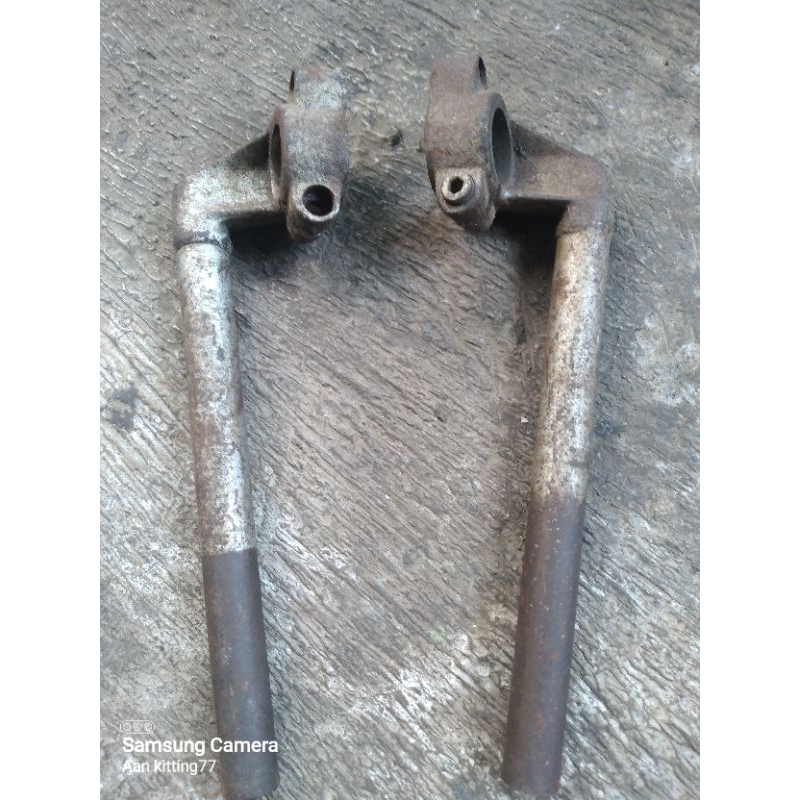 STANG JEPIT STIR RZR RXZ RX Z 125 SECOND BEKAS KANAN KIRI ORI ORIGINAL COPOTAN BEKAS