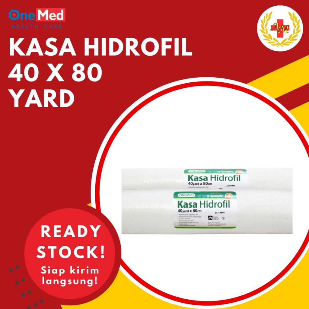 Kasa Hidrofil Onemed 40 yard × 80 cm Kasa Roll Onemed