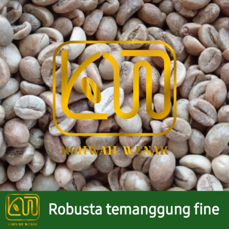 

GREEN BEAN ROBUSTA TEMANGGUNG FINE/ KOPI MENTAH/ BIJI KOPI (PETIK MERAH)-1 KG
