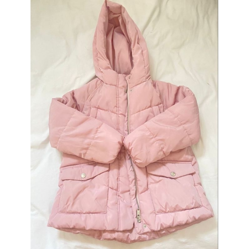 PRELOVED ZARA KIDS Girl Winter Coat size 128 Pink