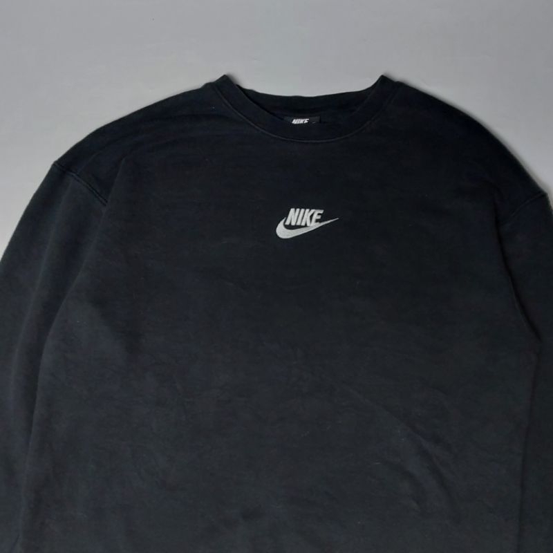 Sweater Crewneck Nike Center Swoosh Black Original