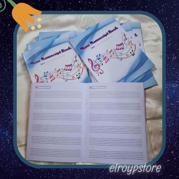 

ヾ(⌐■_■)ノ♪ Best Buku tulis musik garis lima / buku garis paranada / manuscript book - Buku Tulis Musik Garis 5 Isi 20 Halaman