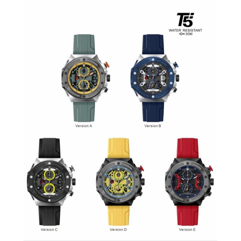 JAM TANGAN PRIA T5 TYPE H4046G 100%ORIGINAL