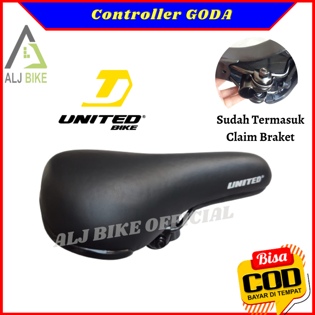 Sadel Jok UNITED Sepeda BMX Anak 20 Inch Empuk