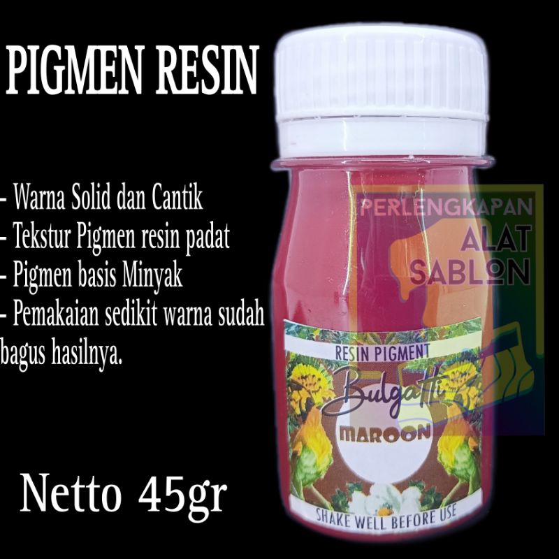 PIGMEN PEWARNA RESIN MAROON 45GR