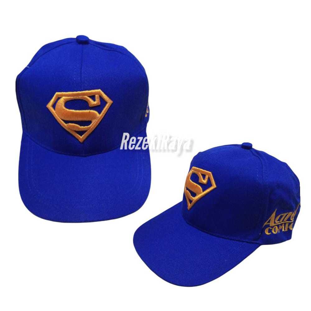 Topi Anak Logo S | Topi Baseball Anak Logo | Topi Karakter Super Hero