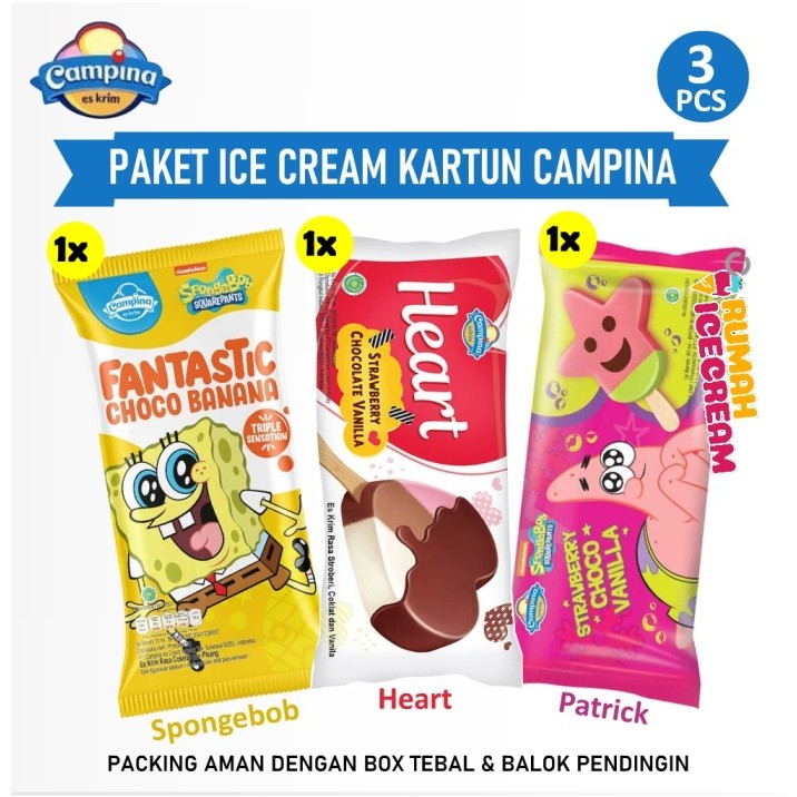 

Es Krim Kartun Campina 3pcs