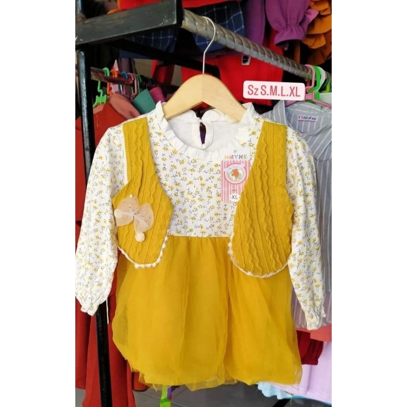 Dress Tunik Tutu Import