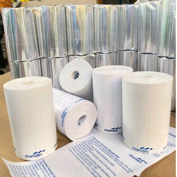 

Kertas Struk Thermal Logo Mandiri 57x40mm Paket 10 Roll