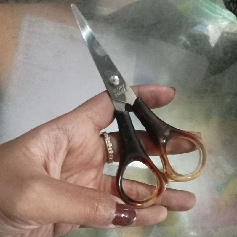 

gunting coklat tajam gunting kertas gunting kain