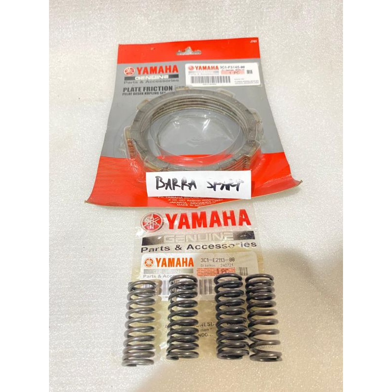 PLAT KOPLING KAMPAS KOPLING+PER KOPLING YAMAHA VIXION LAMA VIXION OLD KODE-3C1