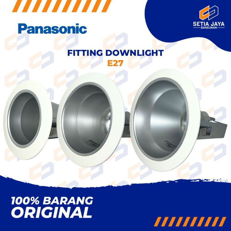 Fitting / Kap Downlight / Lampu Panasonic 3 / 4 / 5 Inch Inbow NLP