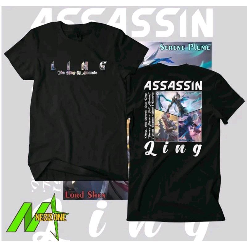 KAOS LING LORD SHEN MOBILE LEGEN MLBB BISA PILIH WARNA