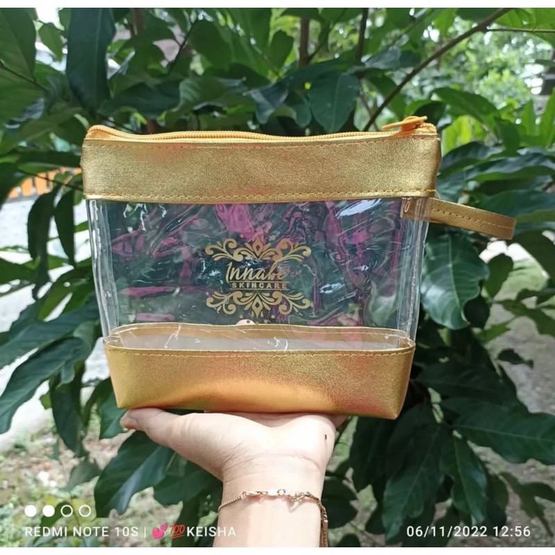 (minimal order 100)tas skincare pouch skincare tas pouch kosmetik tas kosmetik pernikahan souvenir t