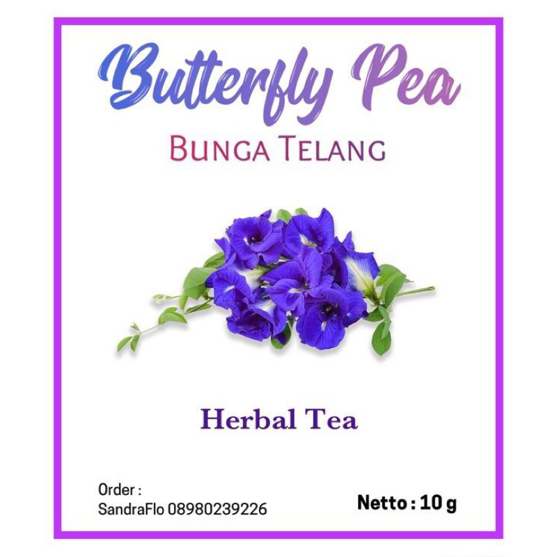 

Bunga Telang Kering/Herbal Tea/Buterfly pea