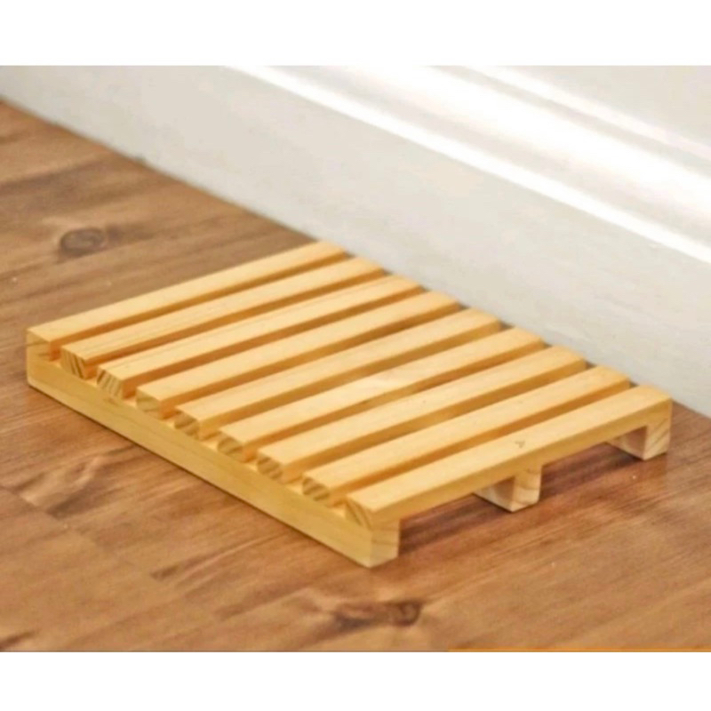 tatakan kayu persegi panjang