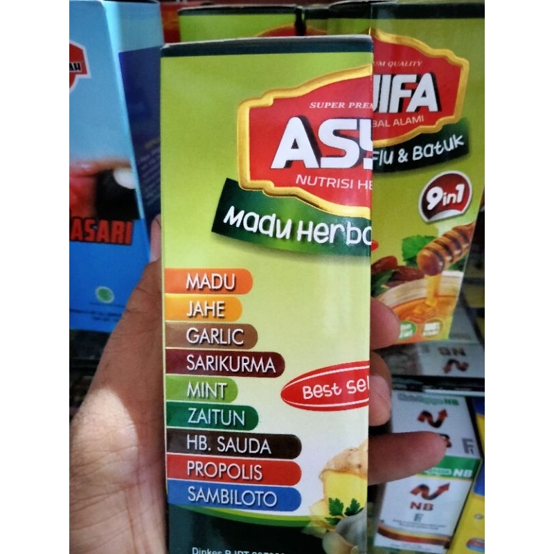 

Madu Batuk dan Pilek ASYIFA 9 in ONE # Madu Anak Batuk dan flu#Assyfa Madu 9 in ONE untuk batuk dan pilek