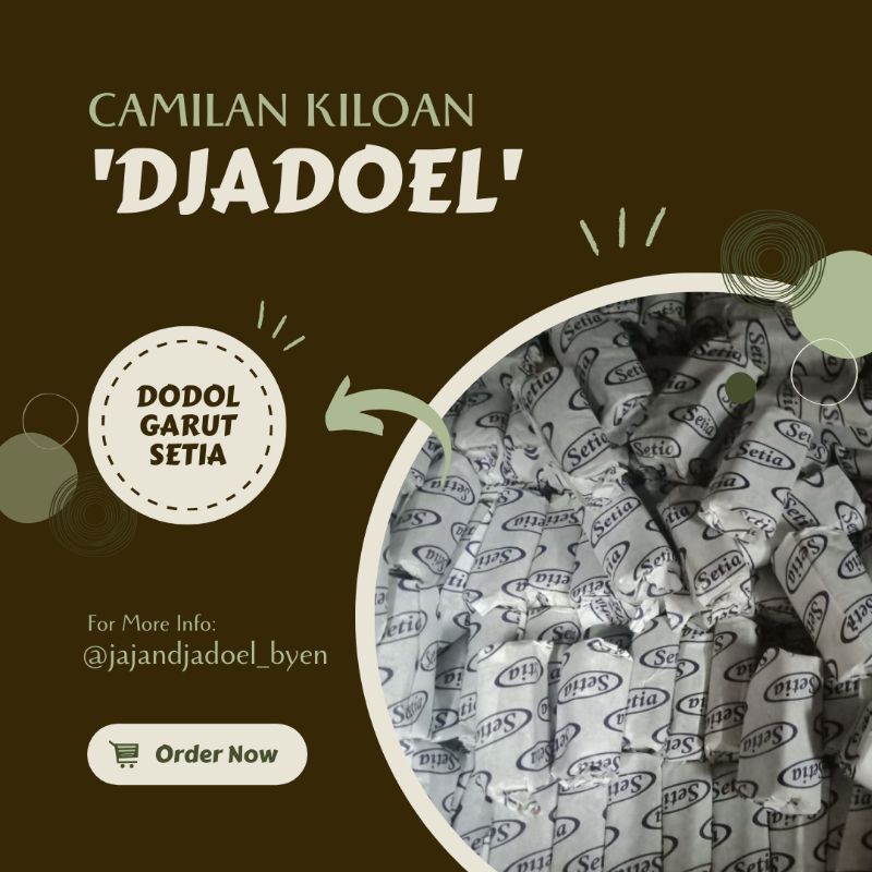 

DODOL Garut Kemasan Kertas 'Setia' | Dodol kiloan enak manis aseli