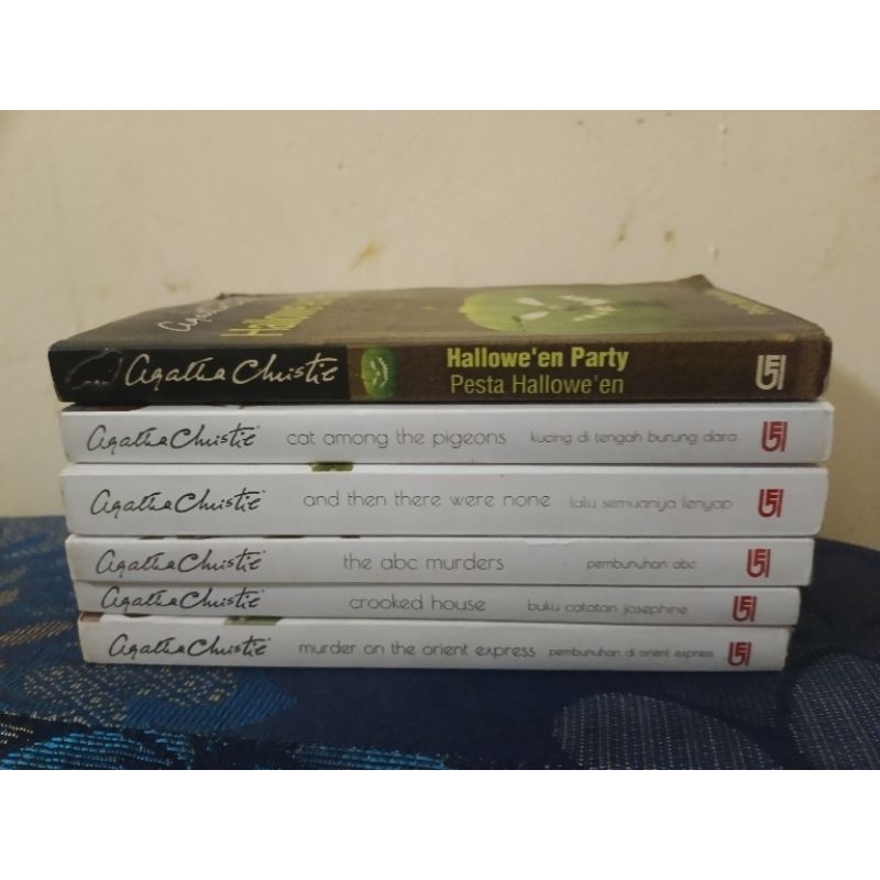 [preloved original] Set Agatha Christie, Murder on the Orient Express, The ABC Murder, and then ther