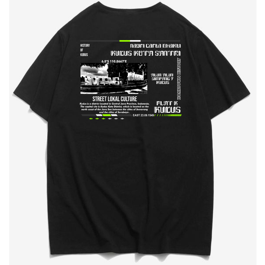 Kaos Kudus Tshirt Kudus Kota Santri