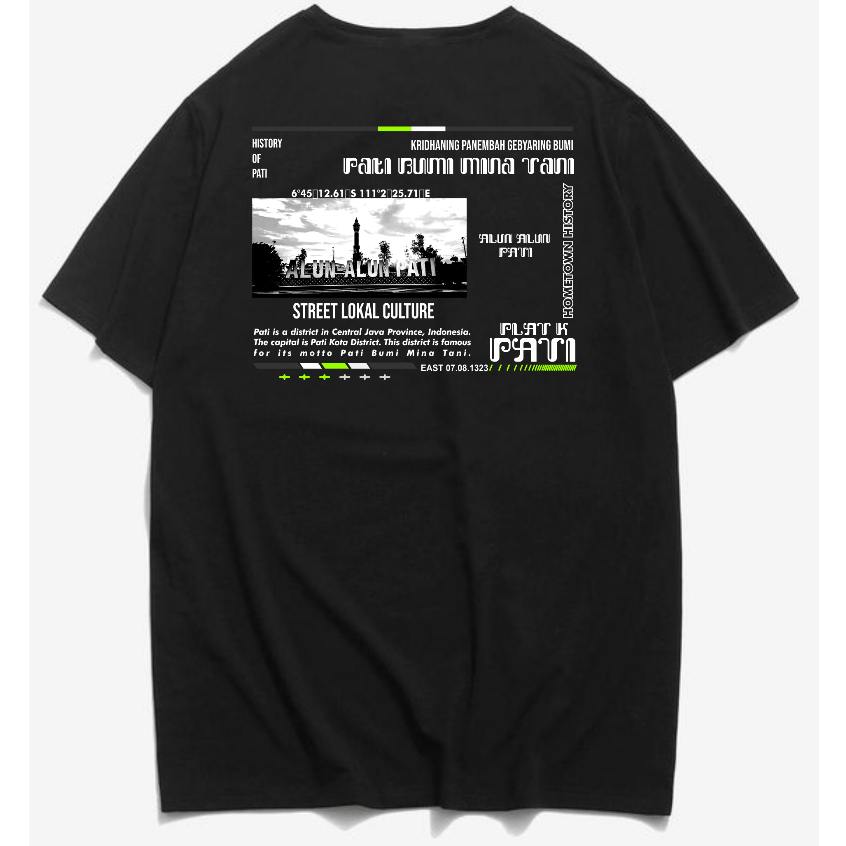 Kaos Pati Tshirt Pati Bumi Mina Tani