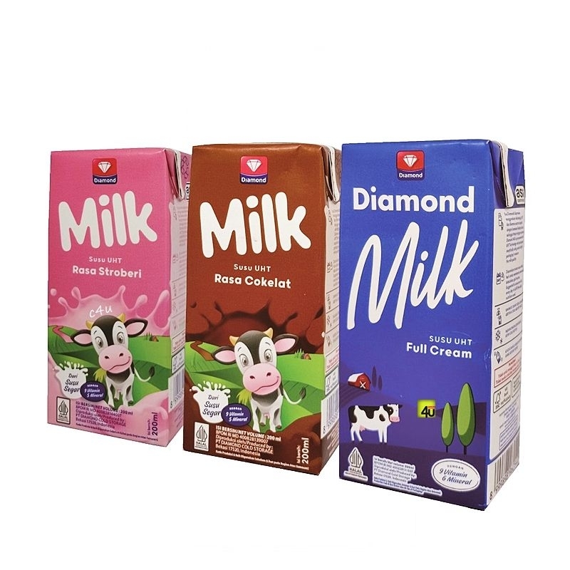 

PROMO: MILK DIAMOND SUSU KOTAK 200ml Rasanya enak 2 PCS