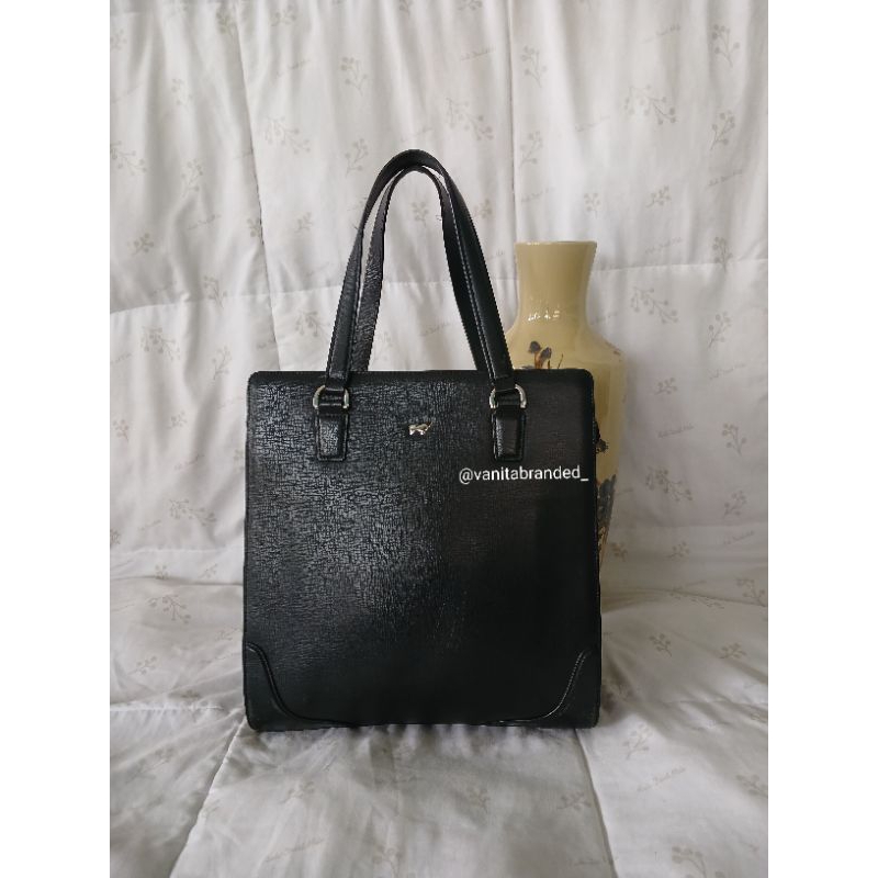 Tas Tote Bags Kantor Braun Buffel