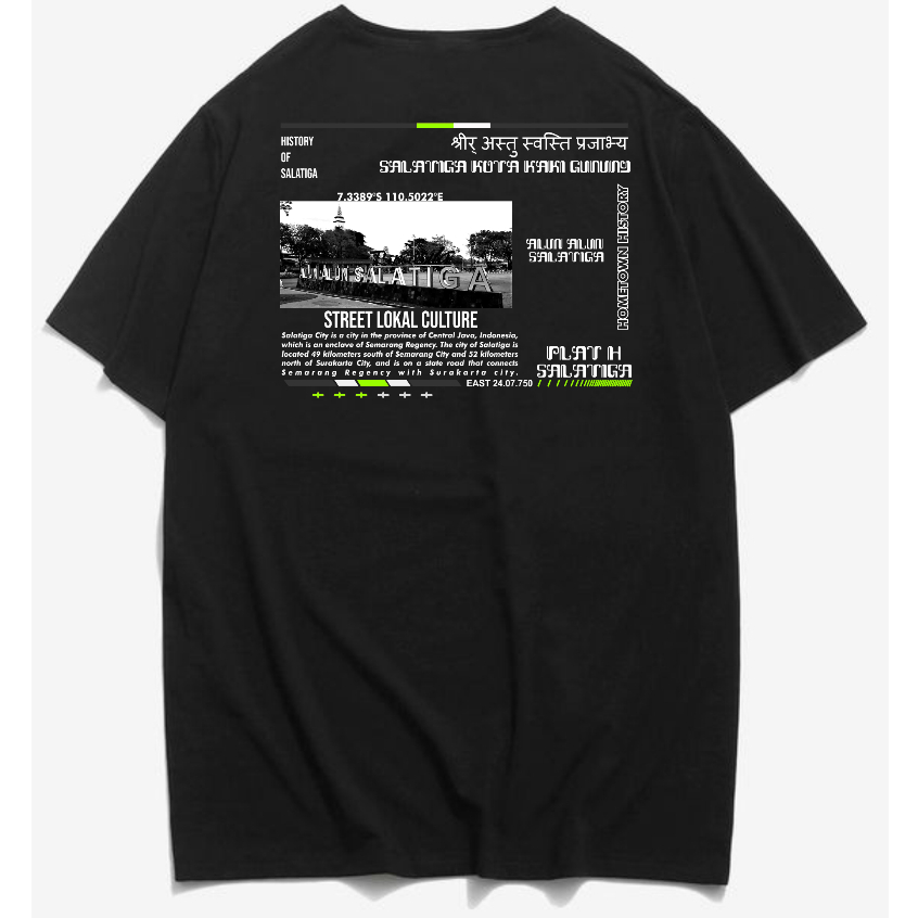 Kaos Salatiga Tshirt Salatiga Kota Kaki Gunung