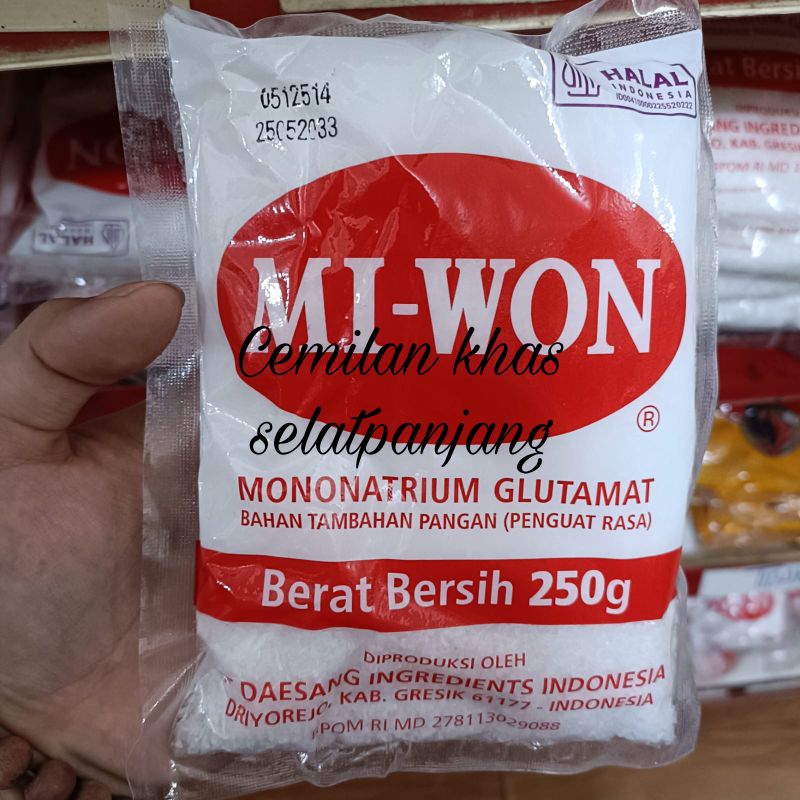 

Ajinomoto dan Miwon 250g