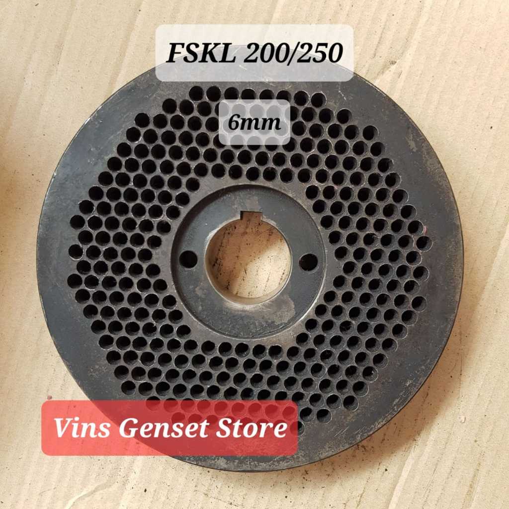 Filter Saringan Cetakan Mesin Pakan Pelet 6mm FSKL200/FSKL250