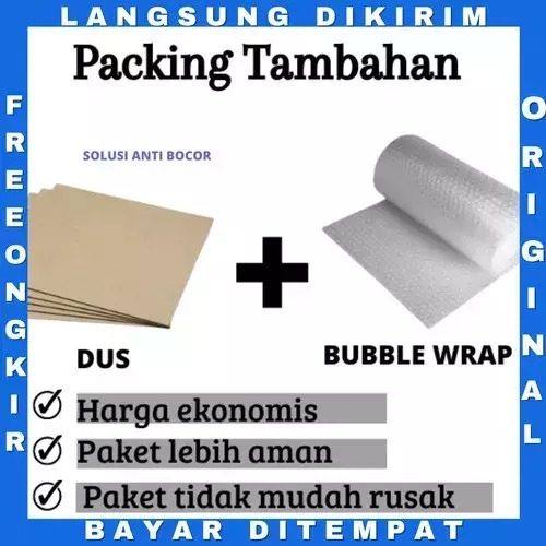 

Kardus Packing | Packing Tambahan | Extra Dus + Wrap