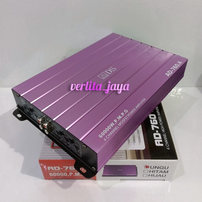 Ready Stock POWER AMPLIFIER MOBIL ADS AD-4060.4 CH 40000 WATT