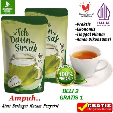

TEH HERBAL DAUN SIRSAK ORIGINAL 100% MURNI DAUN SIRSAK SEGAR EXSTRAK DAUN SIRSAK FROZEN SIRSAK BEKU