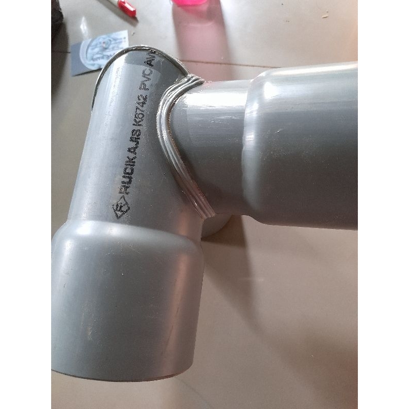 RB tee 3 way 3 inchi konektor pipa 3 inchi sambungan pipa 3 inchi