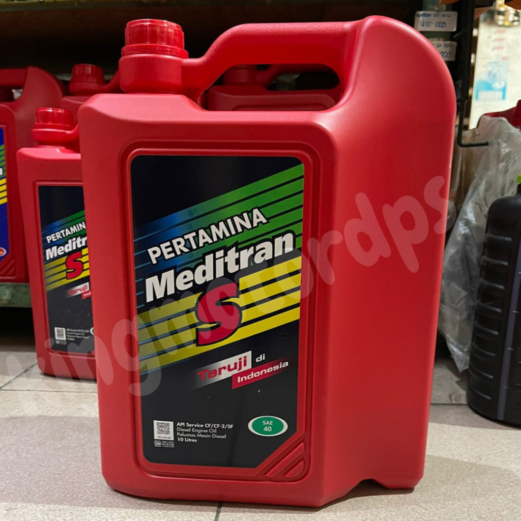 KMD | Pertamina Oli Mesin Diesel Mobil / Meditran S 10Liter SAE 40 / Oli Pertamina