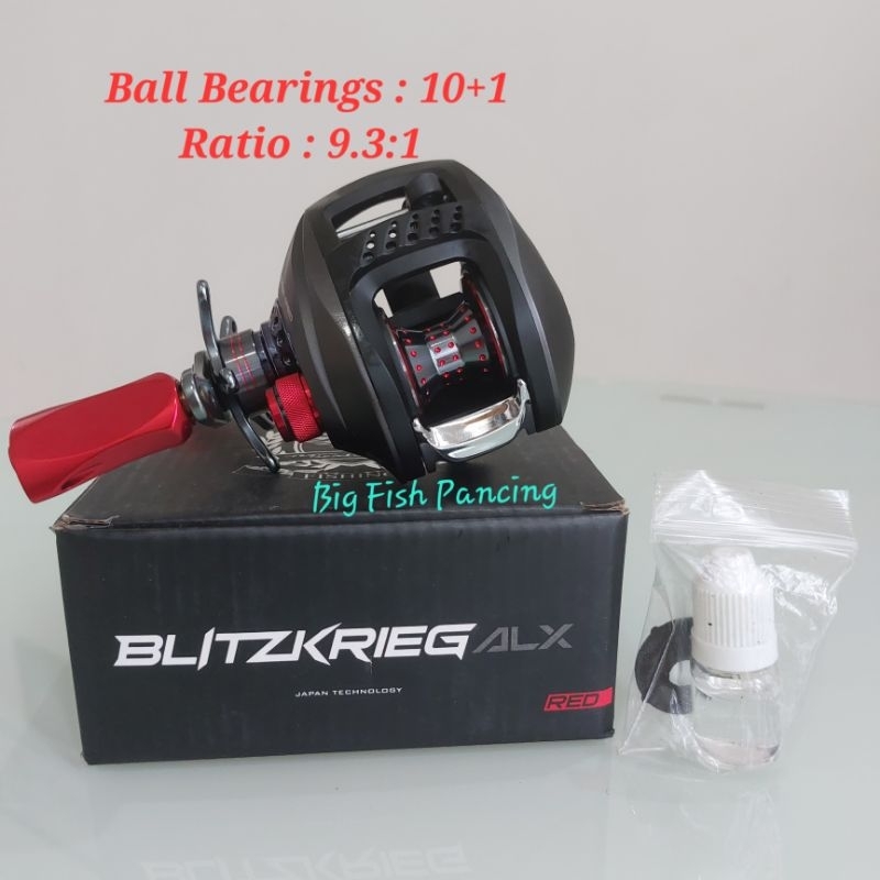 Reel BC Seahawk Blitzkrieg 11 BB rasio 9/ Reel BC Bearing Besar Ratio Tinggi
