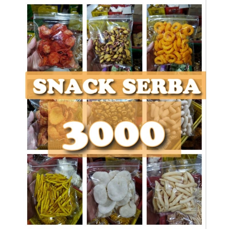 

SERBA 3000/SNACK 3000an/SNACK MURAH/3000an/JAJANAN MURAH