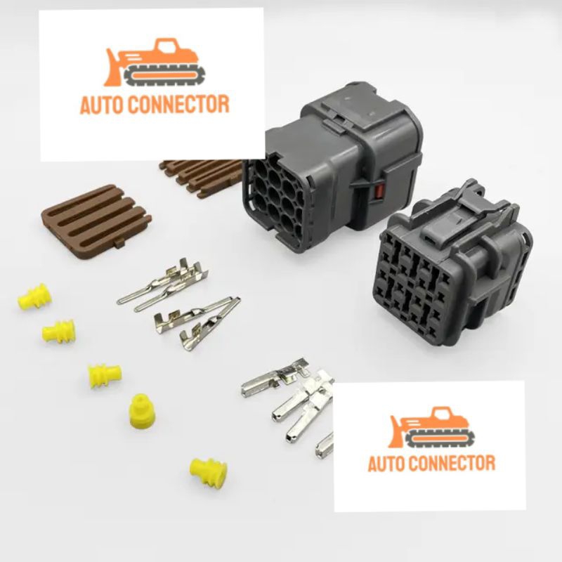 Soket 16 pin Harness Excavator Beko Hitachi Kobelco Connector