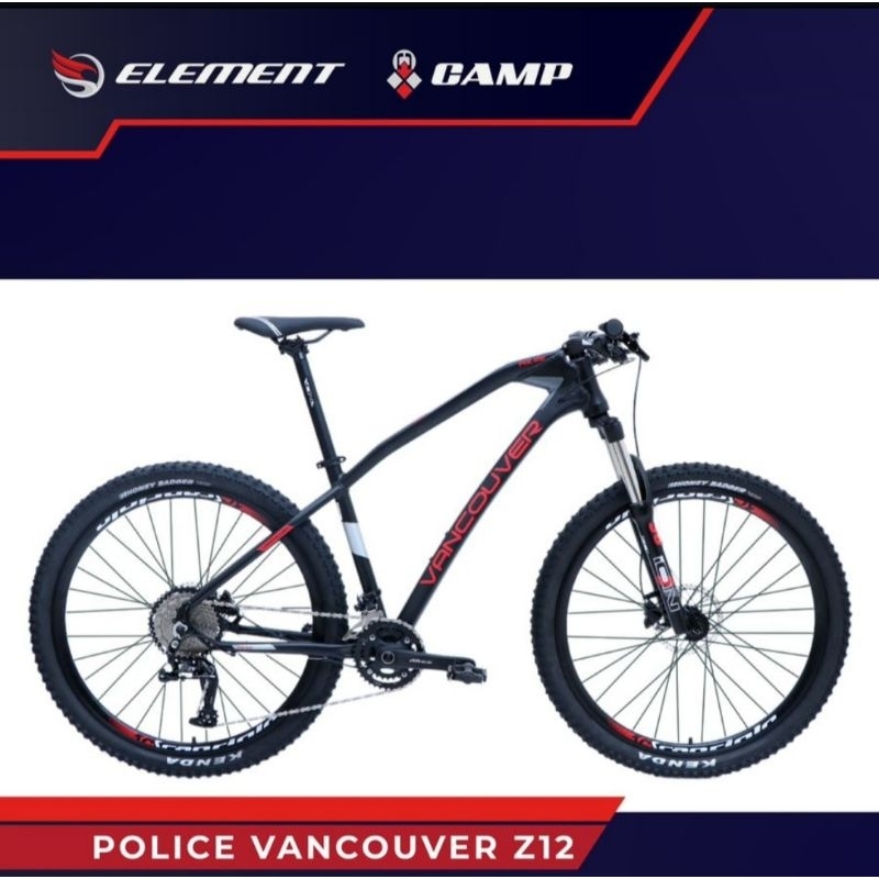 Sepeda Gunung MTB 27,5 inch Element Police Vancouver Z12 Alloy 12 Speed