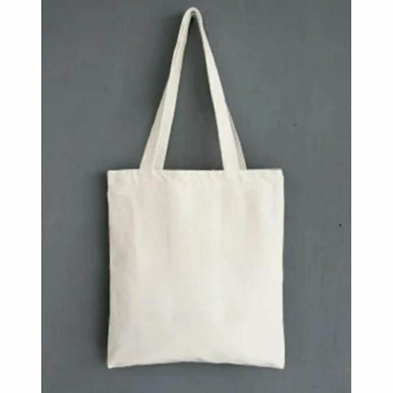Totebag polos Bahan Dinir ukuran 30 x 40