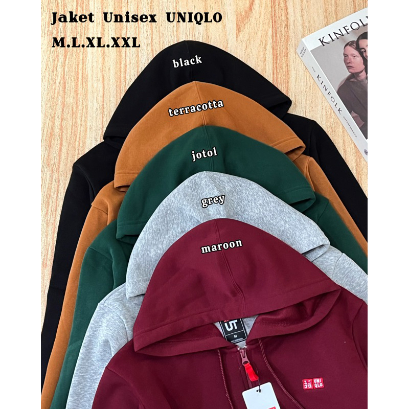 NEW JAKET UNIQLO ORIGINAL JAKET POLOS