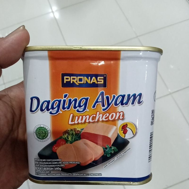 

Mahbubah - Pronas 340 g Daging Ayam Luncheon Kaleng