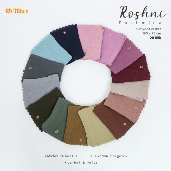 NIBRAS HIJAB PASHMINA INSTAN ROSHI