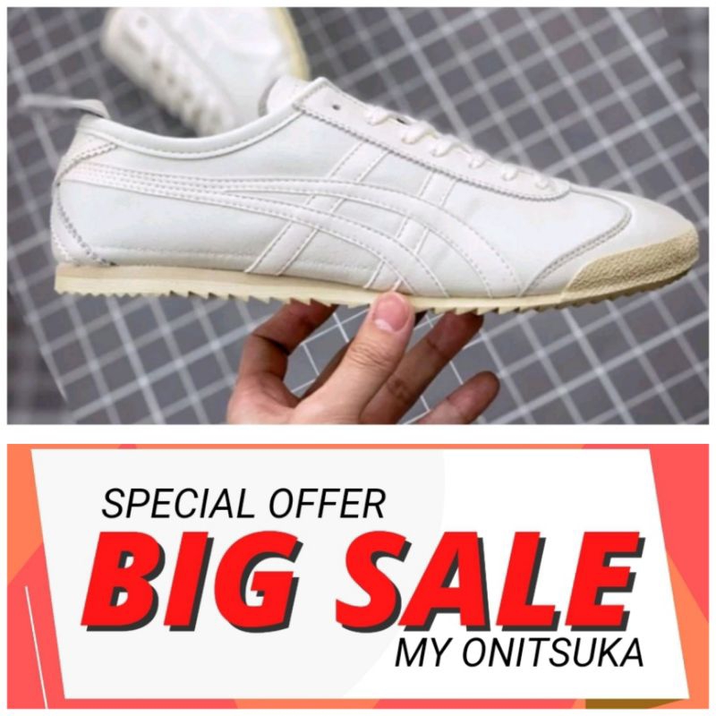 Sepatu Onitsuka Tiger Original Made In Japan Full White