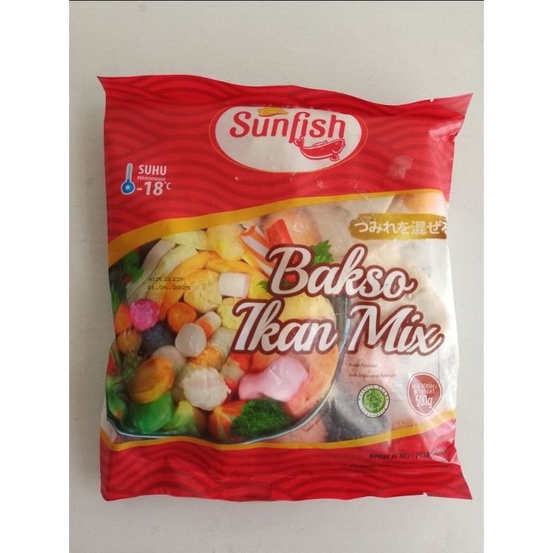 

SUNFISH BAKSO IKAN MIX 500GR