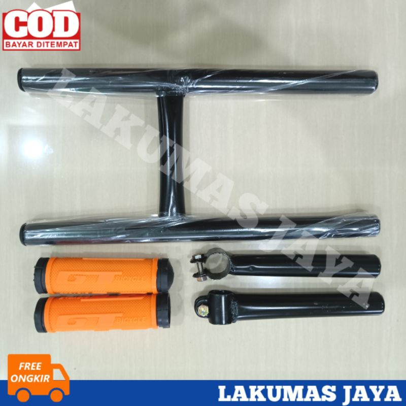 (Gratis Ongkir & COD) Stir sepeda/ setir sepeda / Stang H sepeda BMX / Stir H / Stang Jepit