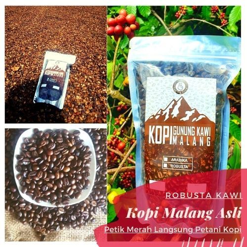 

Kopi Robusta Gunung Kawi Malang Bubuk Murni Biji Asli 500 gr