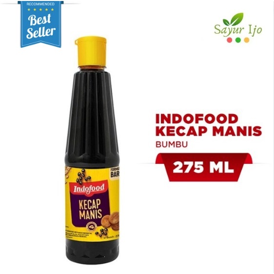 

Indofood Kecap Manis 275 ML Sweet Soy Sauce Saus Bumbu Saos Instant